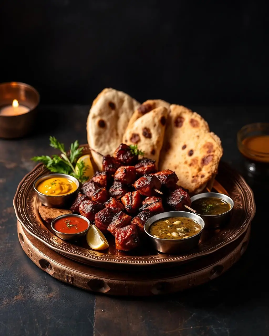 North Indian vegetarian catering in Bangalore — paneer, dal makhani and tandoori rotis by Sukhdev Caterers